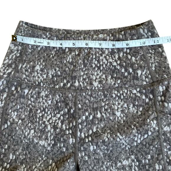 VARLEY Sz S Let's Go Leggings High-Rise Pocket Shadow Blush Snakeskin Print - Picture 15 of 16